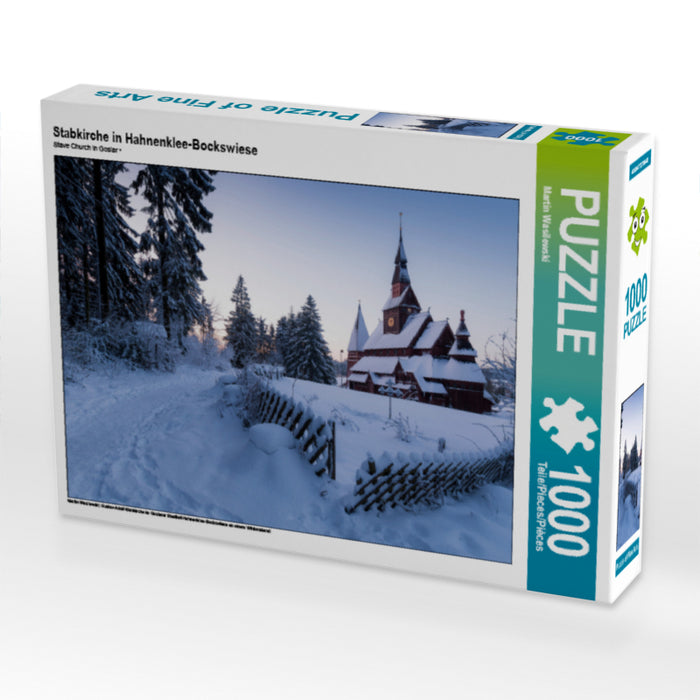 Stave church in Hahnenklee-Bockswiese - CALVENDO photo puzzle 