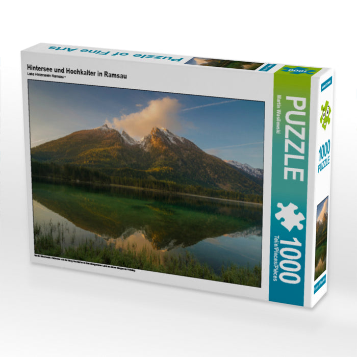 Hintersee and Hochkalter in Ramsau - CALVENDO photo puzzle 