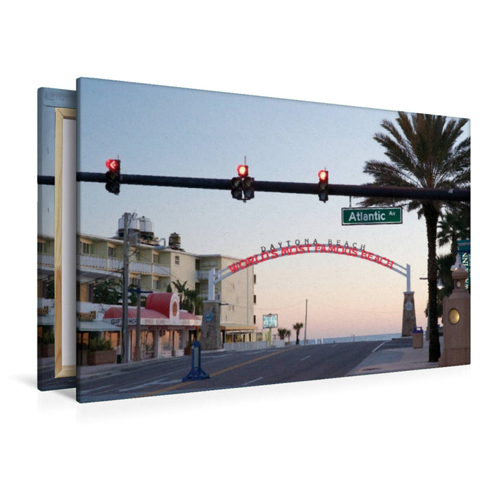Premium Textil-Leinwand Daytona Beach