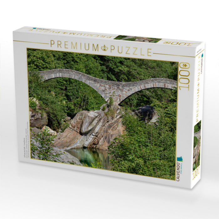 Il Ponte dei Salti - Lavertezzo - CALVENDO Foto-Puzzle'