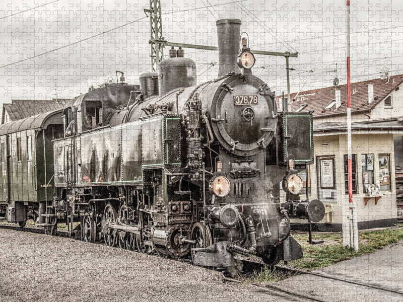 Dampflokomotive 378.78 - CALVENDO Foto-Puzzle'