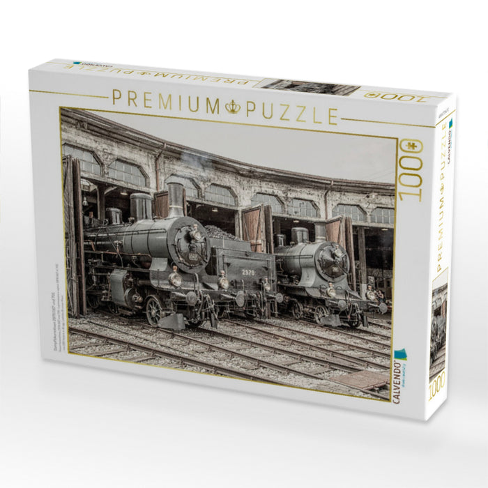 Dampflokomotiven 2978,1367 und 705 - CALVENDO Foto-Puzzle'