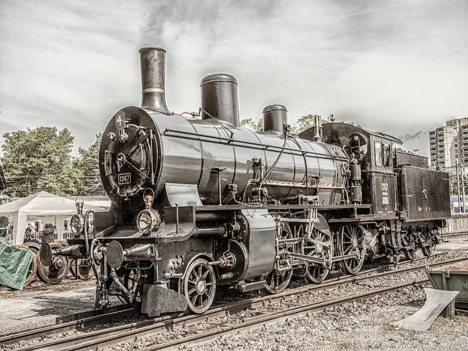 Dampflokomotive 1367 - CALVENDO Foto-Puzzle'