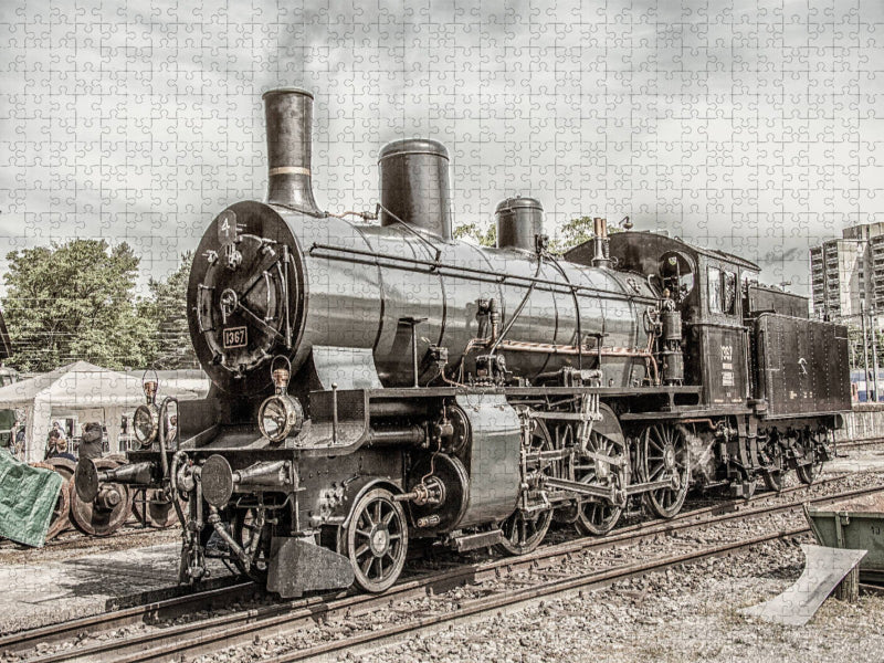 Dampflokomotive 1367 - CALVENDO Foto-Puzzle'