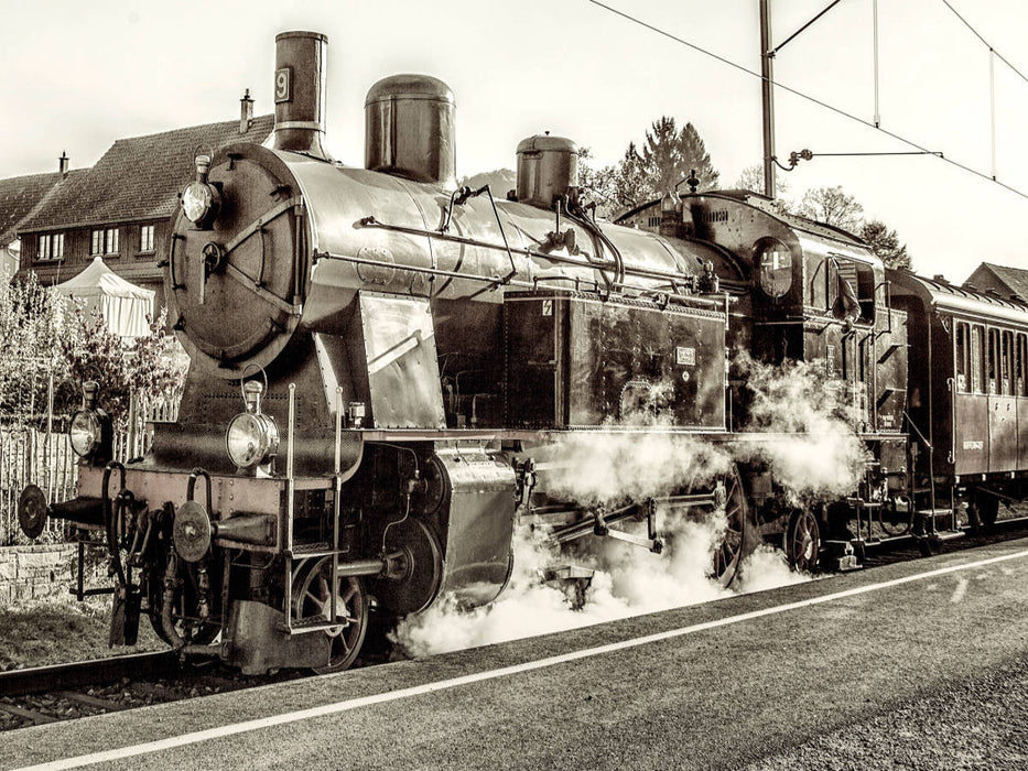 Dampflokomotive BT 9 - CALVENDO Foto-Puzzle'