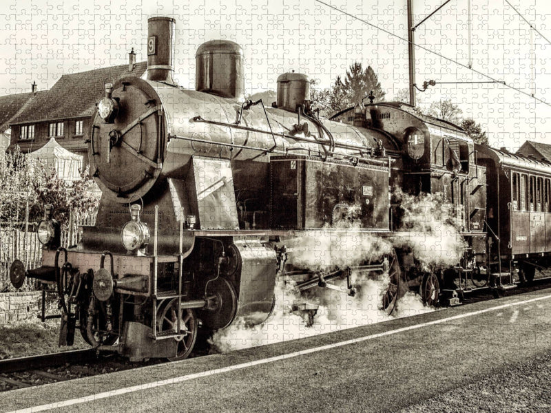 Dampflokomotive BT 9 - CALVENDO Foto-Puzzle'