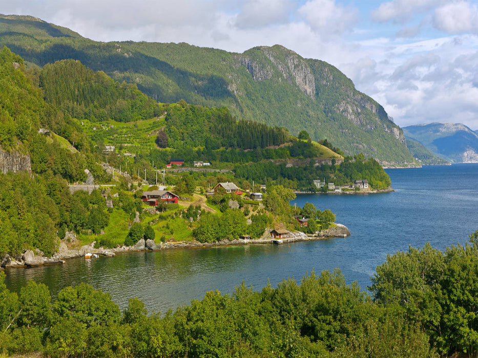 Hardangerfjord bei Norheimsund - CALVENDO Foto-Puzzle'