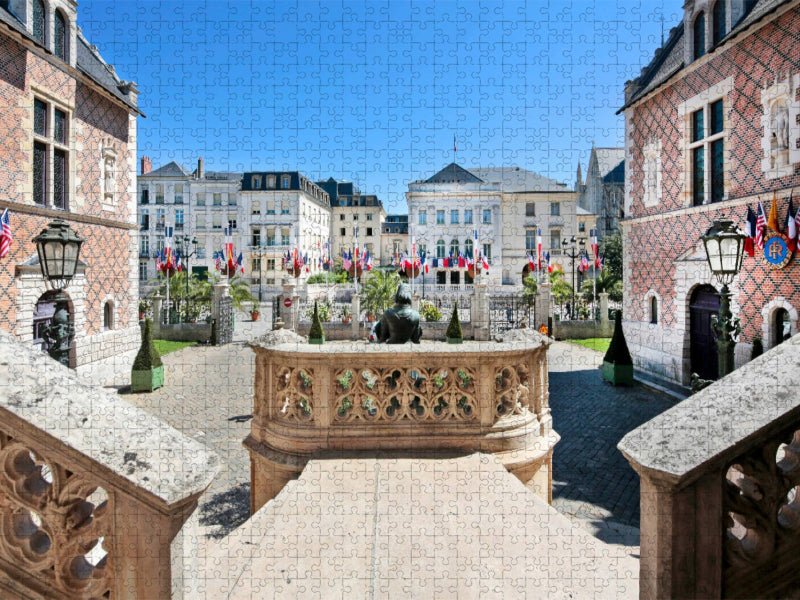 Place de Létape - CALVENDO Foto-Puzzle'