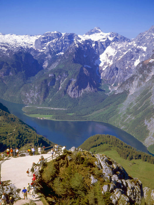 Blick vom Jenner auf den Königssee - CALVENDO Foto-Puzzle'