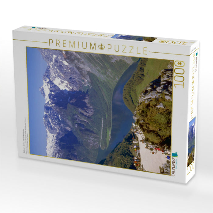 Blick vom Jenner auf den Königssee - CALVENDO Foto-Puzzle'