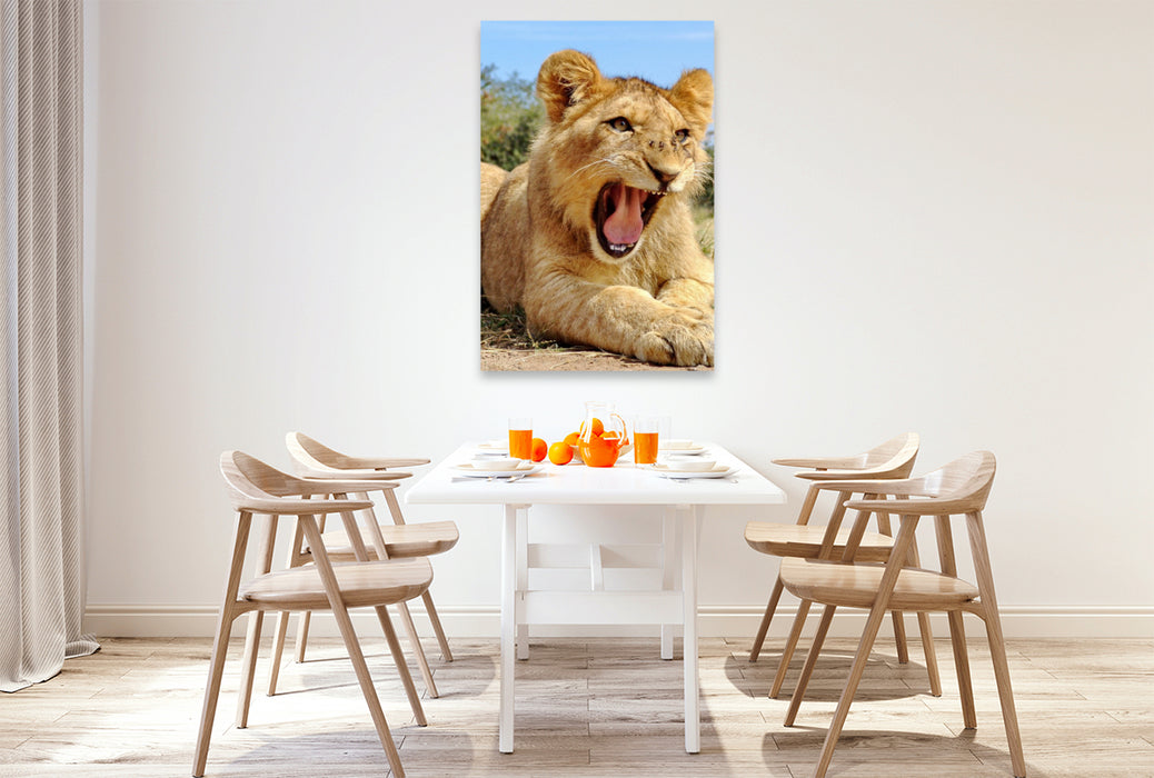 Premium Textil-Leinwand Ein Motiv aus dem Kalender FASZINATION AFRIKA TIER PORTRAITS