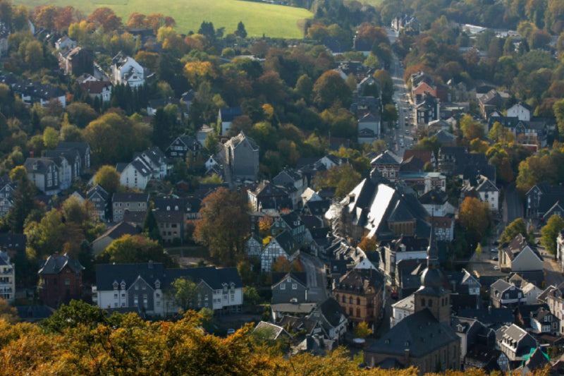 Premium Textil-Leinwand Blick vom Bismarckturm