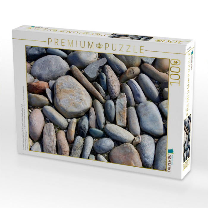Ein Motiv aus dem Kalender Die Kunst der Steine - Familienplaner hoch - CALVENDO Foto-Puzzle'
