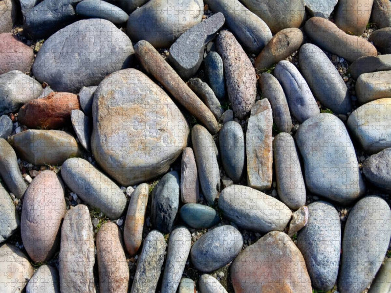 Ein Motiv aus dem Kalender Die Kunst der Steine - Familienplaner hoch - CALVENDO Foto-Puzzle'