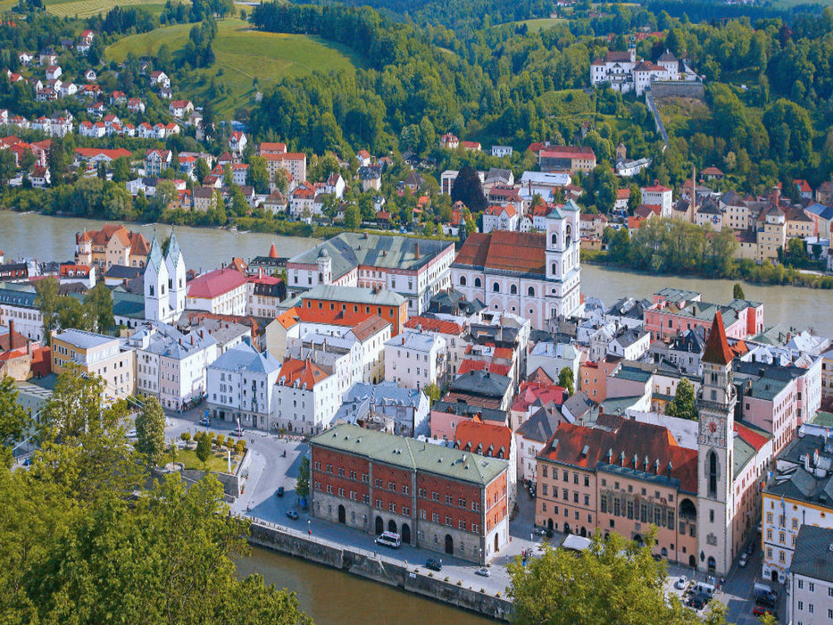 Dreiflüssestadt Passau - CALVENDO Foto-Puzzle'