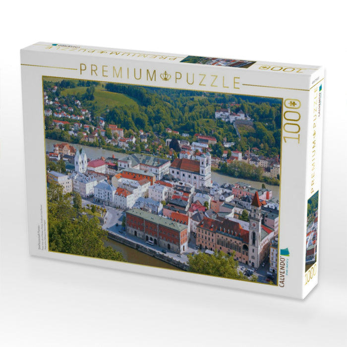 Dreiflüssestadt Passau - CALVENDO Foto-Puzzle'