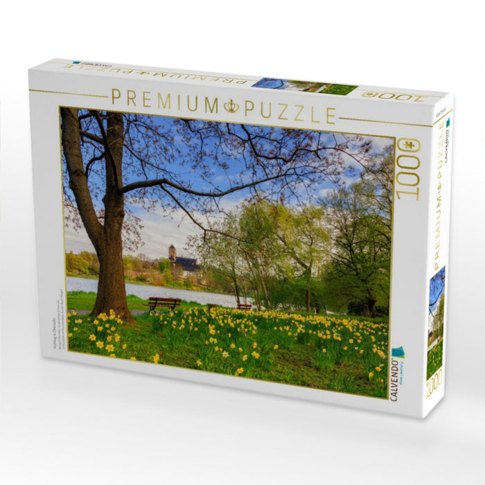 Frühling in Chemnitz - CALVENDO Foto-Puzzle'