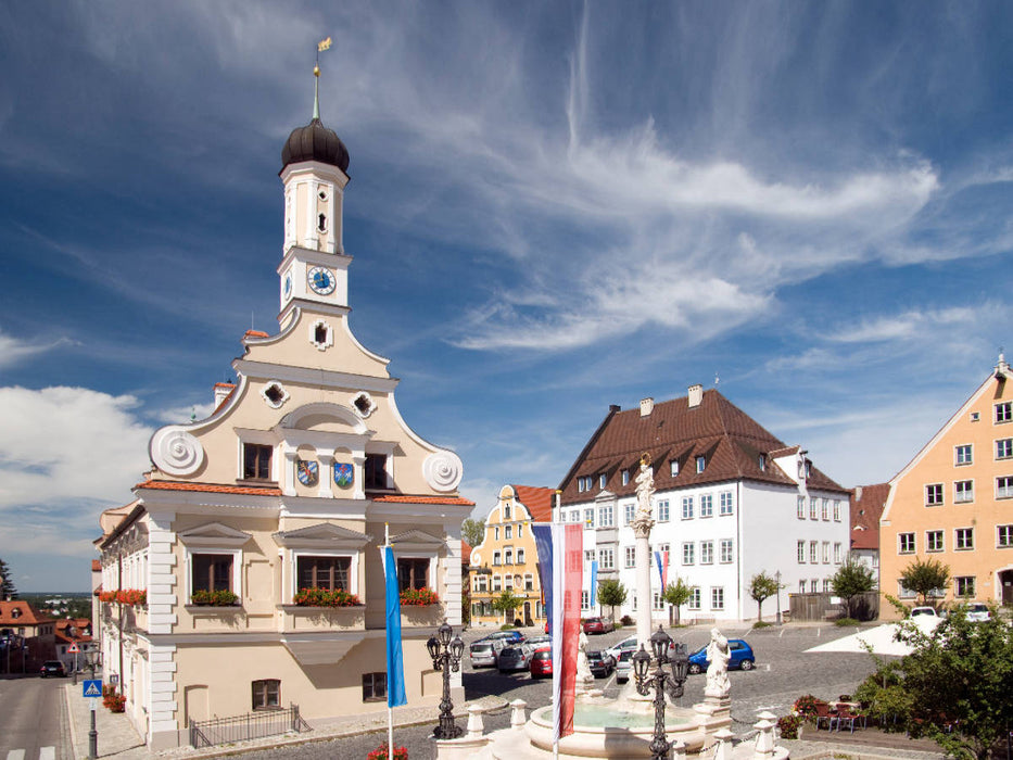 Place de la Mairie - Puzzle photo CALVENDO 
