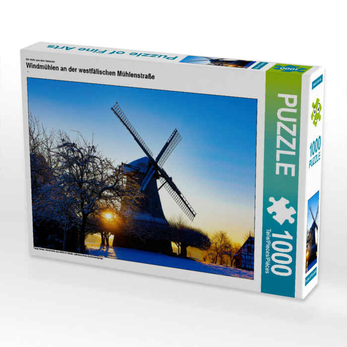 Windmills on the Westphalian Mill Road - CALVENDO photo puzzle 