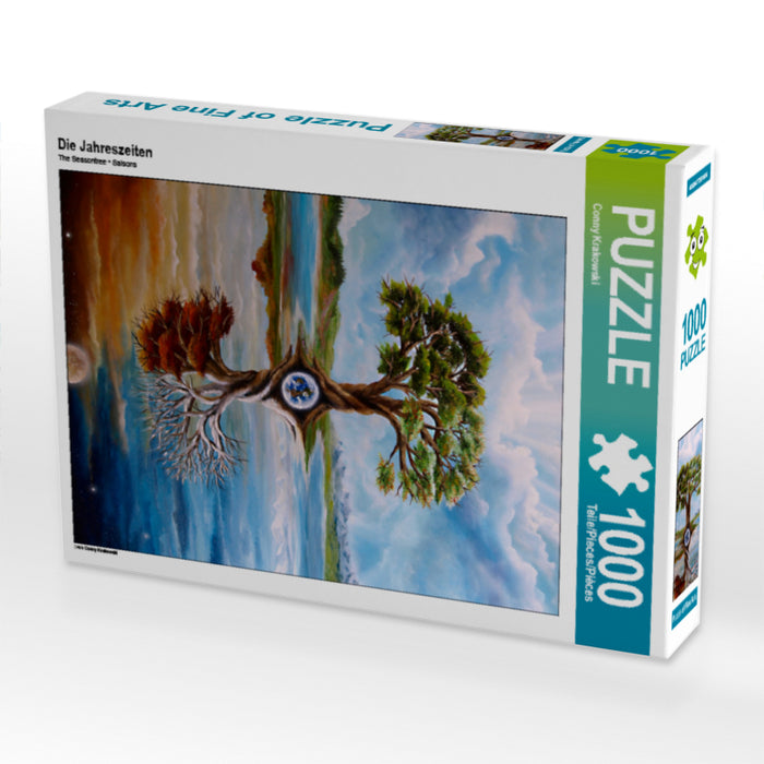 Die Jahreszeiten 1000 Teile Puzzle hoch - CALVENDO Foto-Puzzle'