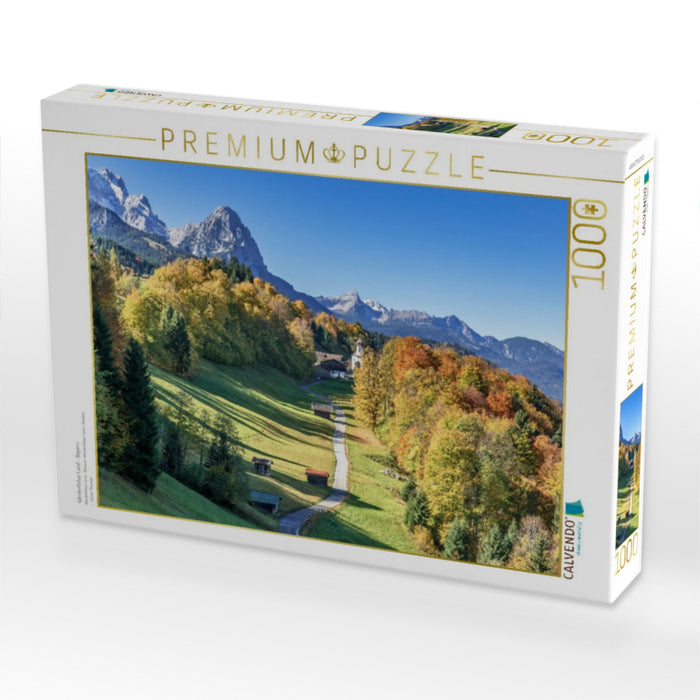 Werdenfelser Land - Bayern - CALVENDO Foto-Puzzle'