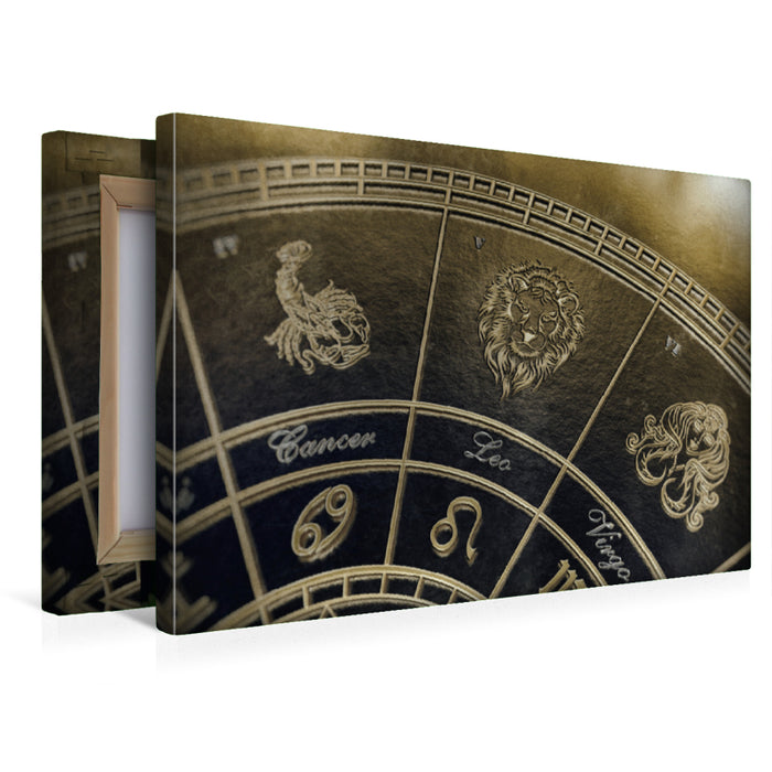 Premium Textil-Leinwand Leo (Löwe)