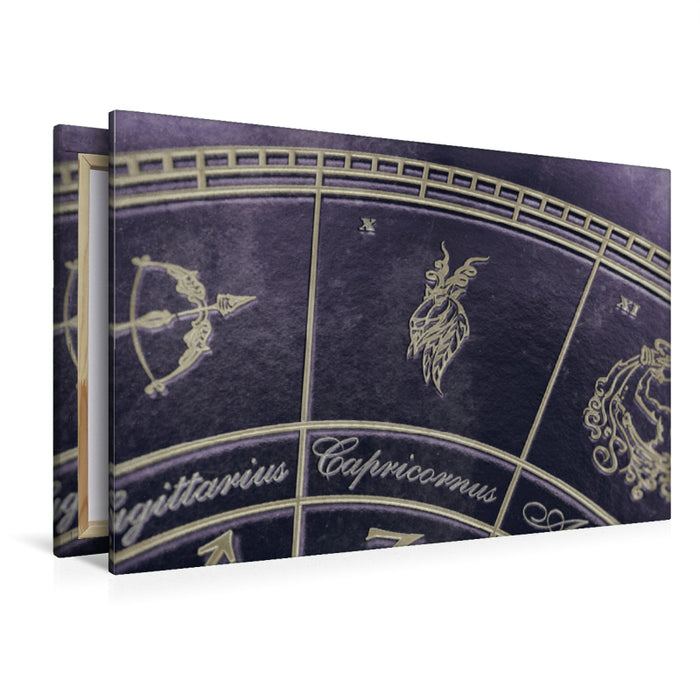 Premium Textil-Leinwand Capricornus (Steinbock)