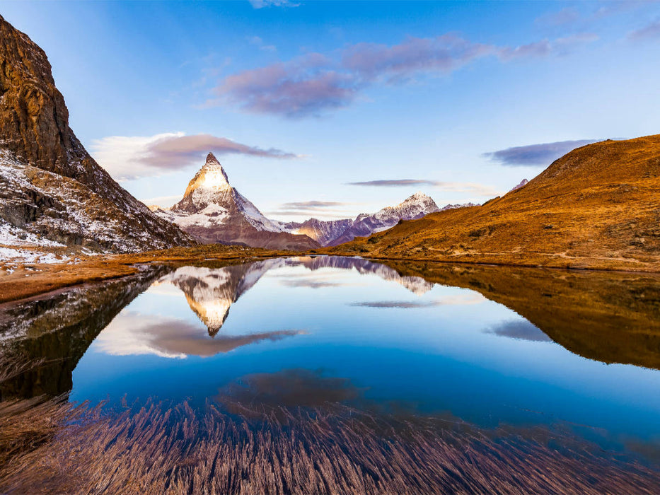 Matterhorn im Wallis in der Schweiz - CALVENDO Foto-Puzzle'
