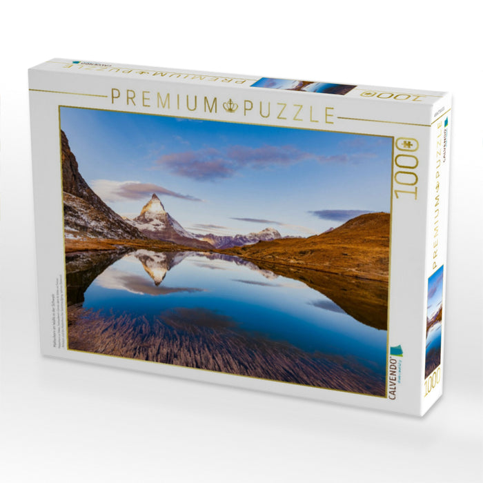 Matterhorn im Wallis in der Schweiz - CALVENDO Foto-Puzzle'