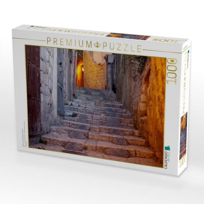 Gasse im christlichen Viertel - CALVENDO Foto-Puzzle'