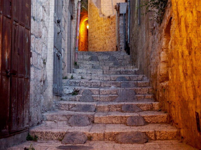 Gasse im christlichen Viertel - CALVENDO Foto-Puzzle'
