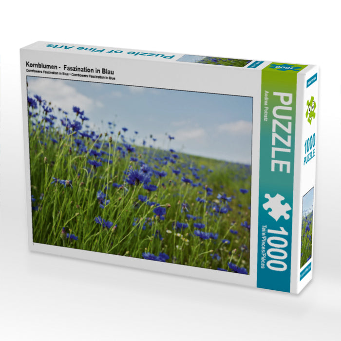 Bleuets - fascination en bleu - Puzzle photo CALVENDO 