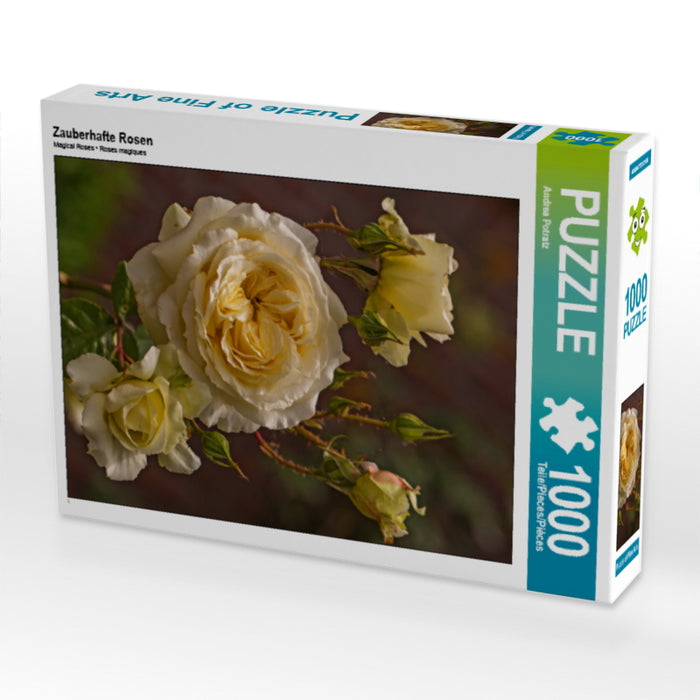 Zauberhafte Rosen 1000 Teile Puzzle quer - CALVENDO Foto-Puzzle'