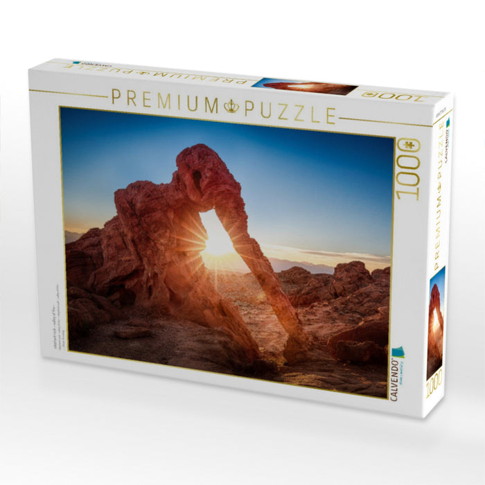 elephant rock - valley of fire - - CALVENDO Foto-Puzzle'