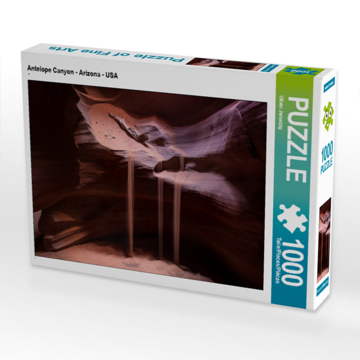 Antelope Canyon - Arizona - USA 1000 Teile Puzzle quer - CALVENDO Foto-Puzzle'