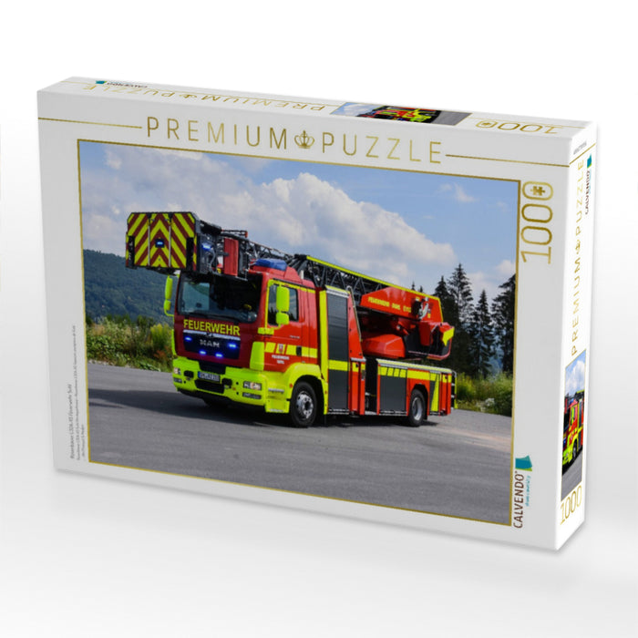 Rosenbauer L32A-XS Feuerwehr Suhl - CALVENDO Foto-Puzzle'