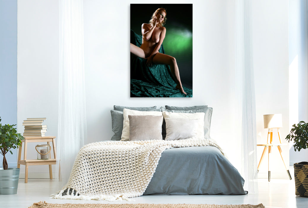 Premium textile canvas Premium textile canvas 80 cm x 120 cm high Sensual nude photography 