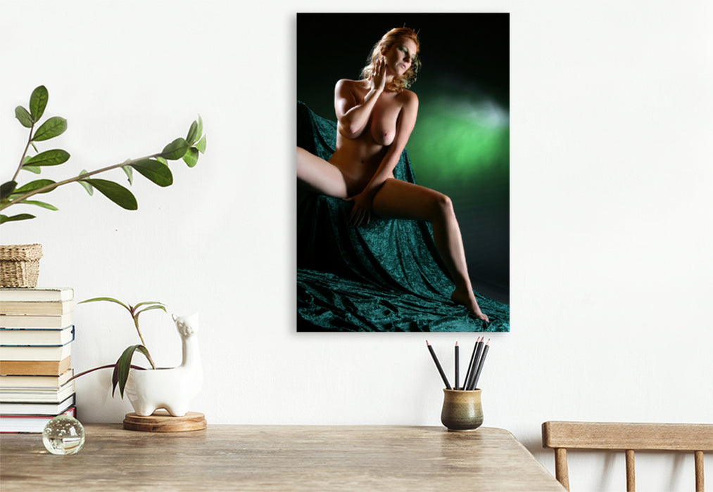 Premium textile canvas Premium textile canvas 80 cm x 120 cm high Sensual nude photography 