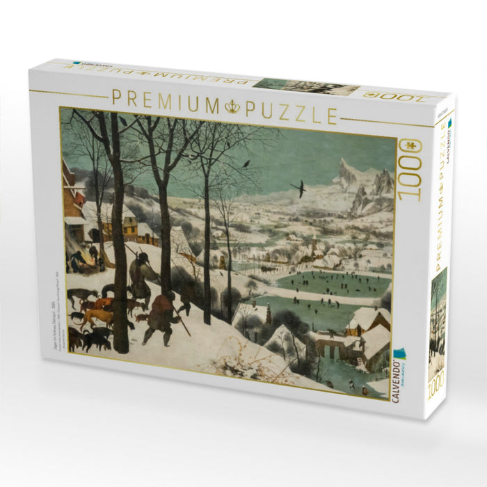 Jäger im Schnee (Winter) - 1565 - CALVENDO Foto-Puzzle'