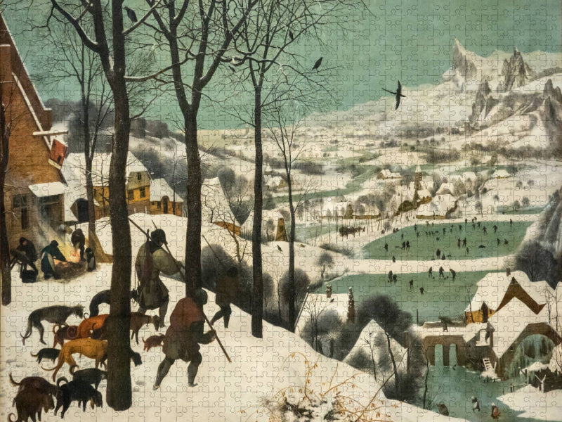 Jäger im Schnee (Winter) - 1565 - CALVENDO Foto-Puzzle'