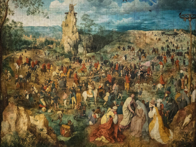 Kreuztragung Christi - 1564 - CALVENDO Foto-Puzzle'
