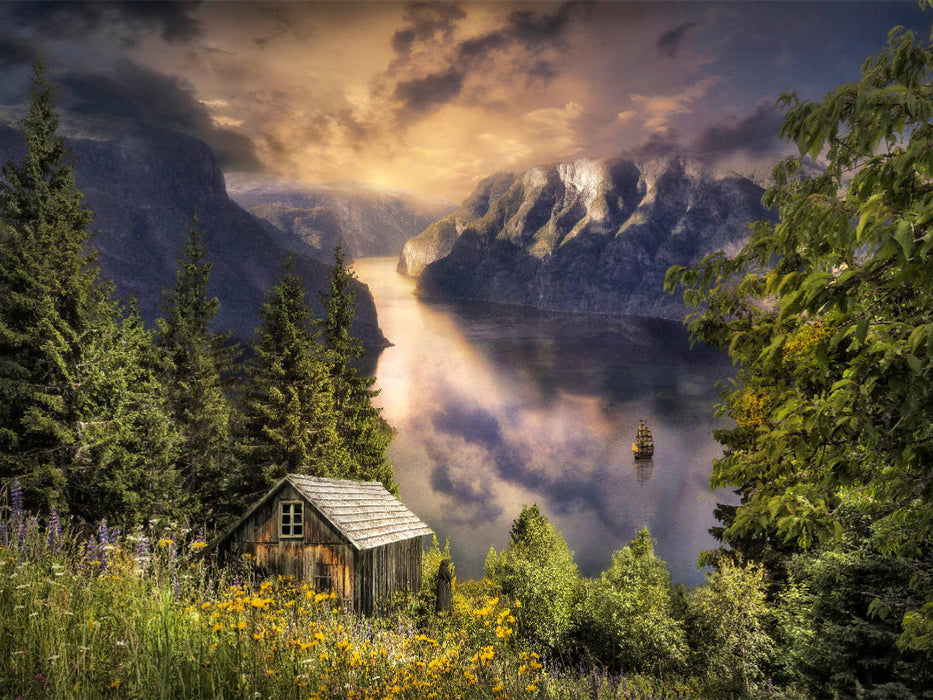 Die Stille des Nordens - CALVENDO Foto-Puzzle'