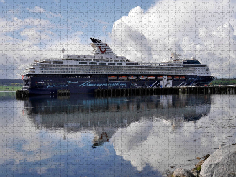 Mein Schiff 1, Passagiere 1924, Länge 262 m, Breite 32 m, 21,5 Kn. - CALVENDO Foto-Puzzle'