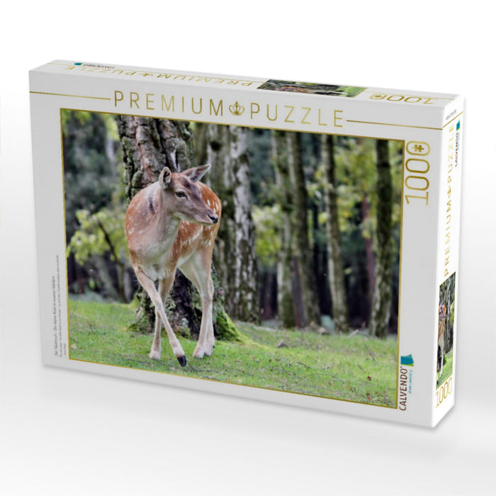 Der Sikahirsch - Der kleine Asiat in unseren Wäldern - CALVENDO Foto-Puzzle'