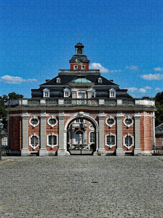 Amtsgericht und Amalienbrunnen in Bruchsal - CALVENDO Foto-Puzzle'