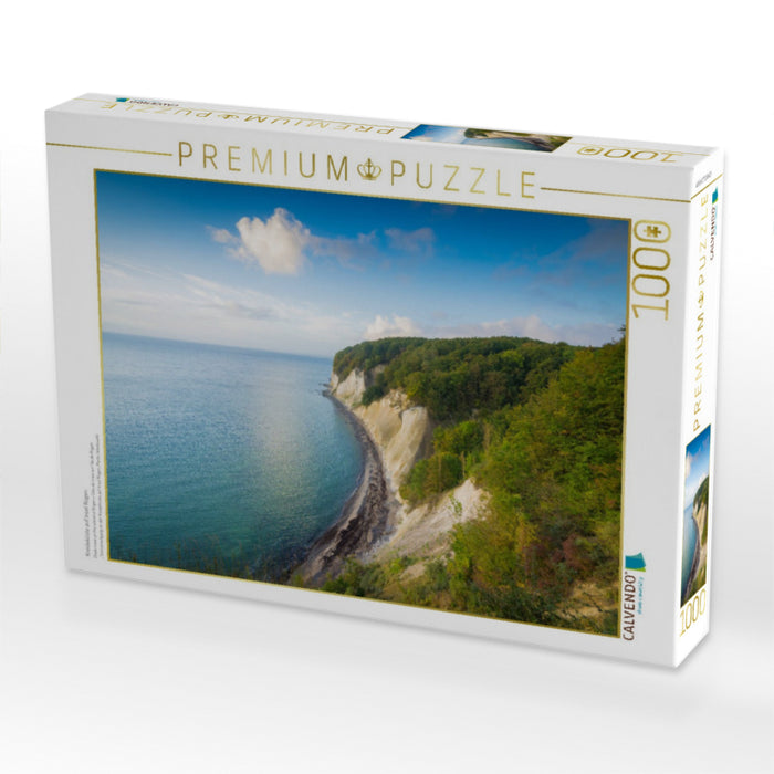 Kreideküste auf Insel Rügen - CALVENDO Foto-Puzzle'
