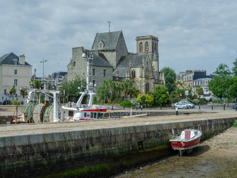 Cherbourg, das Meer in der Stadt - CALVENDO Foto-Puzzle'