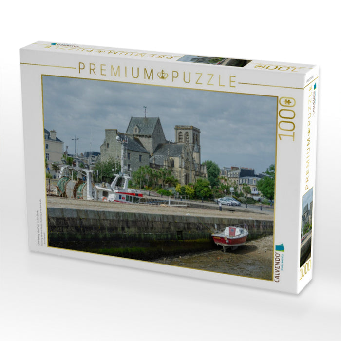 Cherbourg, das Meer in der Stadt - CALVENDO Foto-Puzzle'