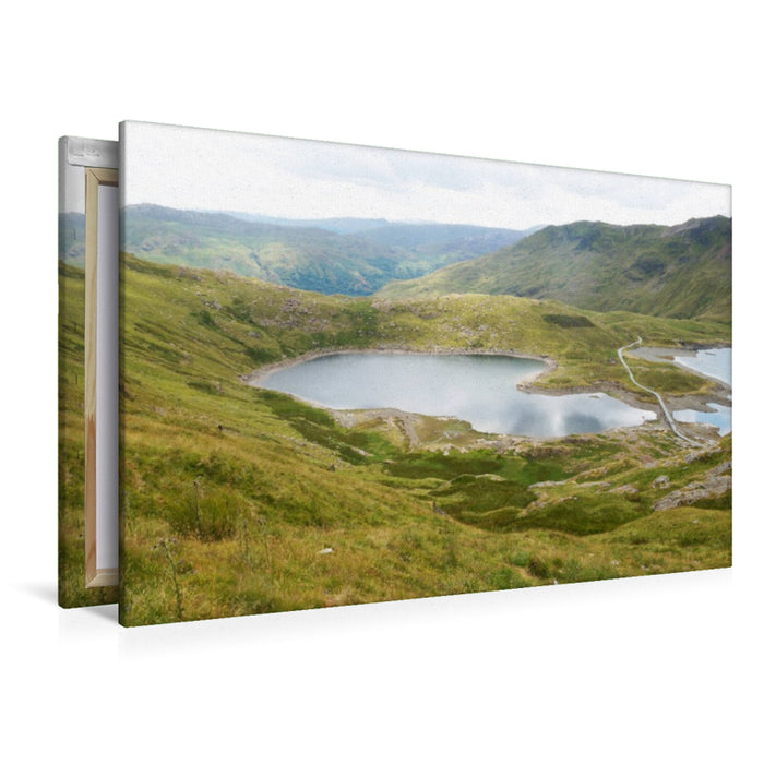 Premium Textil-Leinwand Nord-Wales