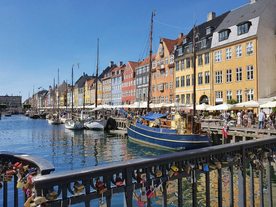 Nyhavn in Kopenhagen - CALVENDO Foto-Puzzle'